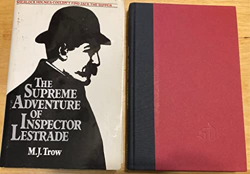 Imagen de archivo de The Supreme Adventure of Inspector Lestrade a la venta por Ergodebooks