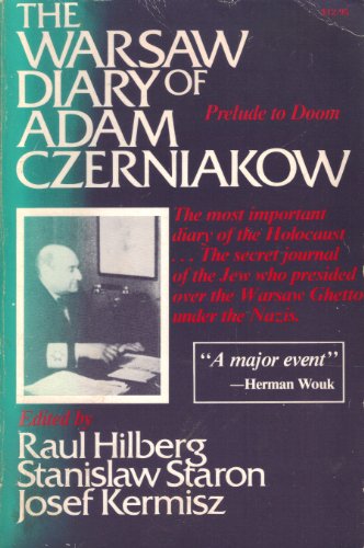 Imagen de archivo de Warsaw Diary of Adam Czerniakow a la venta por Wonder Book