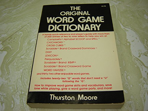 Stock image for Original Word Game Dictionary for sale by HPB-Emerald