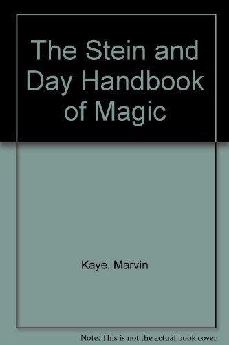Beispielbild fr The Stein and Day Handbook of Magic zum Verkauf von Books From California