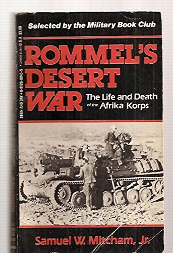 Stock image for Rommel's Desert War for sale by Irish Booksellers