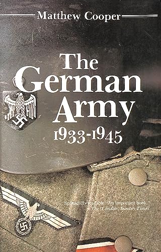 Beispielbild fr German Army 1933-1945 zum Verkauf von Wonder Book