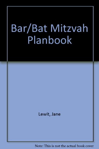 Beispielbild fr Bar/Bat Mitzvah Planbook zum Verkauf von Wonder Book