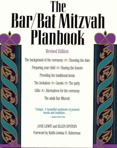 Stock image for The Bar/Bat Mitzvah Planbook for sale by Faith In Print