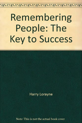 9780812885576: Remembering People: The Key to Success