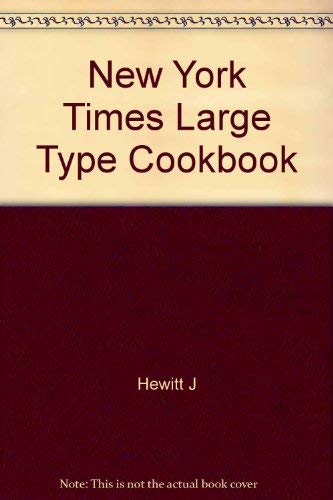 9780812902235: New York Times Large Type Cookbook