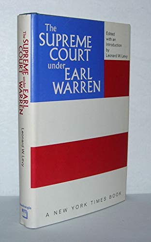 Stock image for The Supreme Court under Earl Warren for sale by Wonder Book