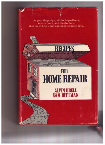 Beispielbild fr Recipes for home repair zum Verkauf von Wonder Book