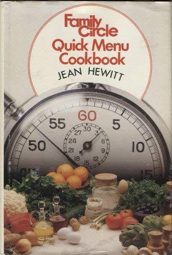 Imagen de archivo de Family Circle Quick Menu Cookbook a la venta por Wonder Book