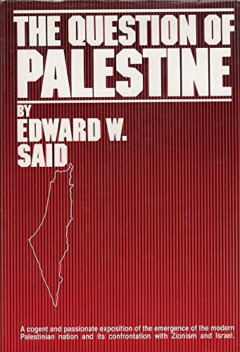 9780812908329: Title: The question of Palestine