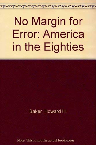 Immagine stock per No Margin for Error: America in the Eighties