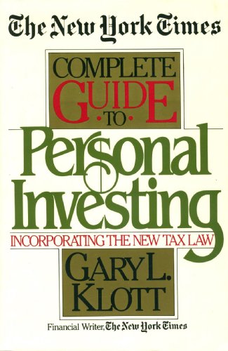 Immagine stock per The New York Times Complete Guide to Personal Investing