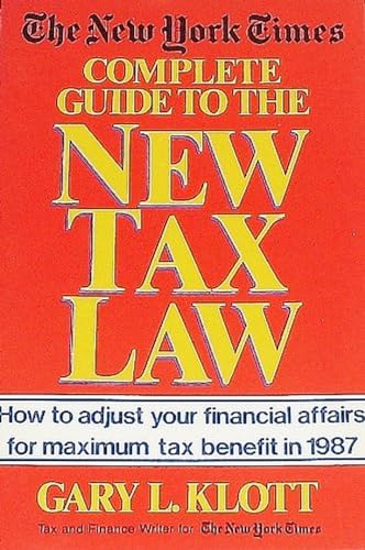 Stock image for The New York Times Guide to the New Tax Law for sale by Better World Books