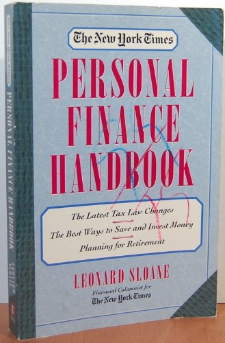 Stock image for The New York Times Personal Finance Handbook for sale by Reliant Bookstore