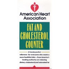 Imagen de archivo de AHA Fat & Cholesterol Counter a la venta por 2Vbooks