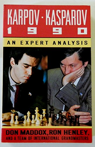 Imagen de archivo de Karpov-Kasparov 1990: An Expert Analysis a la venta por Books From California