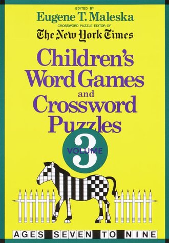 Imagen de archivo de Children's Word Games and Crossword Puzzles Volume 3 (Other) a la venta por Wonder Book