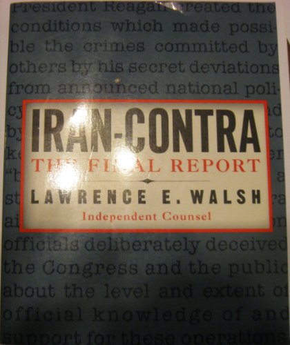Stock image for Iran-Contra: The Final Report for sale by Jenson Books Inc