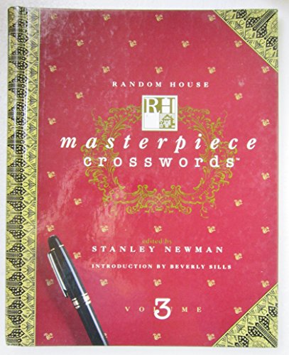 9780812927856: Random House Masterpiece Crosswords: 3 (Rh Crosswords)