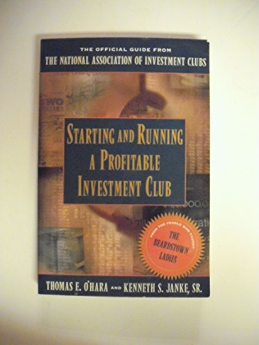 Imagen de archivo de Starting and Running a Profitable Investment Club a la venta por Your Online Bookstore