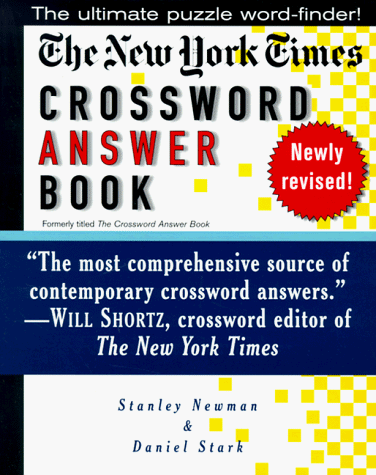 Beispielbild fr The Crossword Answer Book zum Verkauf von Better World Books