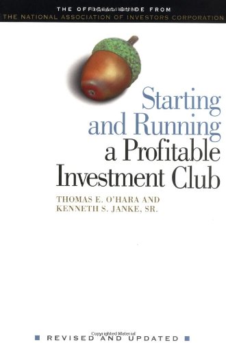 Beispielbild fr Starting and Running a Profitable Investment Club zum Verkauf von Better World Books