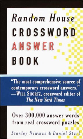 Imagen de archivo de Random House Crossword Answer Book a la venta por Ken's Book Haven