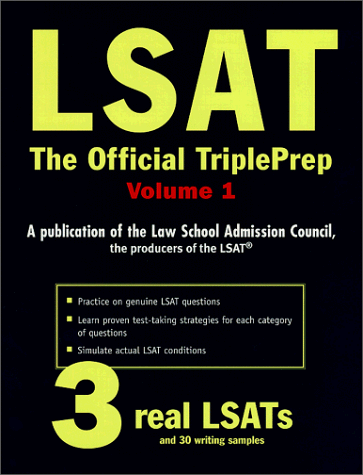 Beispielbild fr Lsat : The Official Tripleprep zum Verkauf von Better World Books