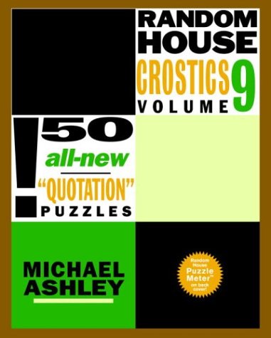 9780812933932: Random House Crostics, Volume 9 (Other)