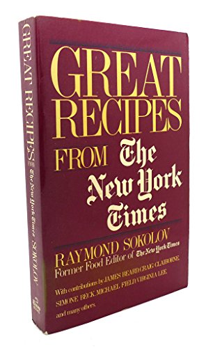 Beispielbild fr Great Recipes from the New York Times zum Verkauf von Better World Books