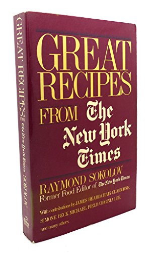 Imagen de archivo de Great Recipes from the New York Times a la venta por Better World Books