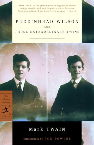 Imagen de archivo de Pudd'nhead Wilson and Those Extraordinary Twins (Modern Library Classics) a la venta por Wonder Book