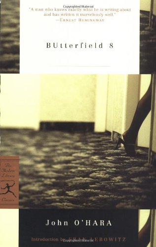 Beispielbild fr Butterfield 8 zum Verkauf von Better World Books