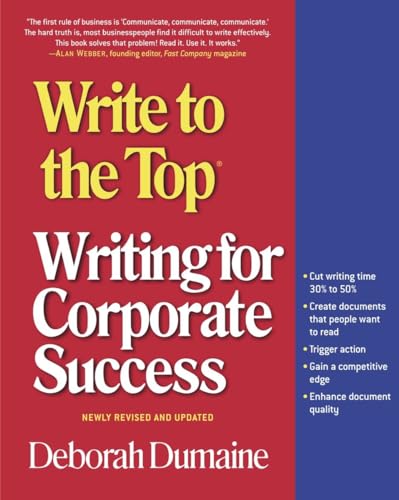 Beispielbild fr Write to the Top: Writing for Corporate Success zum Verkauf von SecondSale