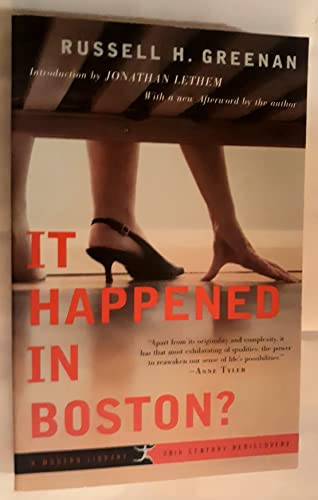 It Happened in Boston? (20th Century Rediscoveries) (9780812970661) by Russell H. Greenan; Jonathan Lethem