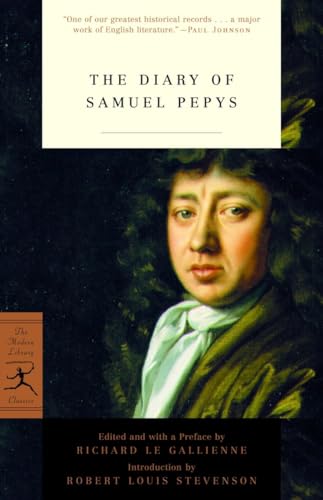 Beispielbild fr The Diary of Samuel Pepys (Modern Library Classics) zum Verkauf von Wonder Book