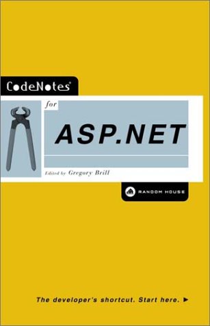Imagen de archivo de CodeNotes for ASP.NET a la venta por SuzyQBooks