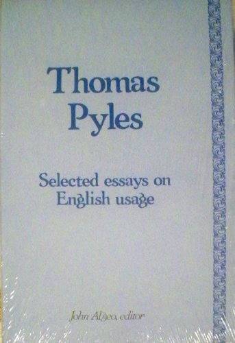 Imagen de archivo de Selected Essays on English Usage a la venta por Best and Fastest Books