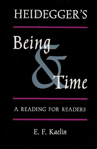 Stock image for Heidegger's Being and Time: A Reading for Readers for sale by GF Books, Inc.