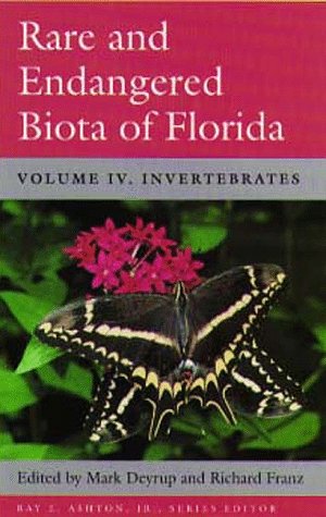 9780813013237: Rare and Endangered Biota of Florida v. 4; Invertebrates (Rare & Endangered Biota of Florida)