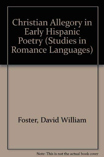 9780813112305: Christian Allegory in Early Hispanic Poetry.