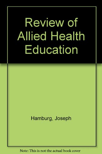 Stock image for Review of Allied Health Education for sale by Better World Books