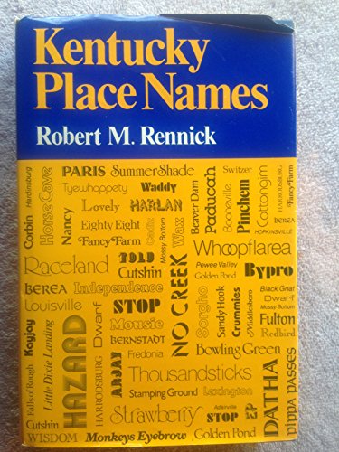 Stock image for Kentucky place names for sale by GoldBooks