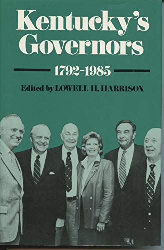 Beispielbild fr Kentucky's Governors, 1792-1985 zum Verkauf von Better World Books