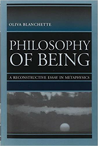 

Philosophy of Being: A Reconstructive Essay of Metaphysics