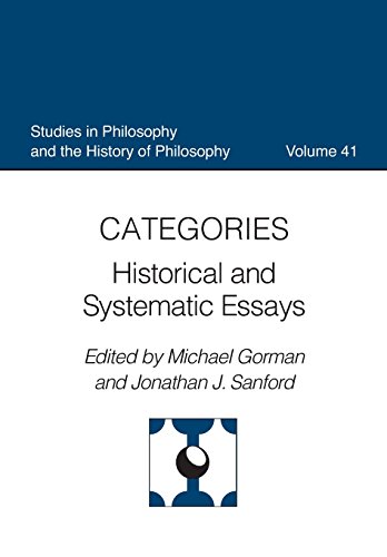 Stock image for Categories: Historical and Systematic Essays (Studies in Philosophy and the History of Philosophy) for sale by HPB-Red