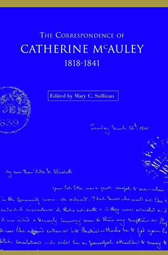 Beispielbild fr The Correspondence of Catherine McAuley, 1818-1841 zum Verkauf von HPB-Red