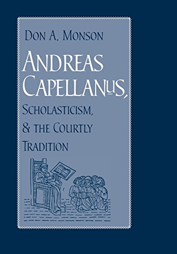 Beispielbild fr Andreas Capellanus, Scholasticism, and the Courtly Tradition zum Verkauf von Better World Books