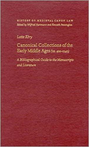 Stock image for Canonical Collections of the Early Middle Ages (ca. 400-1400): A Bibliographical Guide to the Manuscripts and Literature (History of Medieval Canon Law) for sale by Books Unplugged
