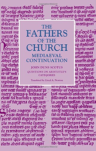 9780813226149: Questions on Aristotle's Categories (The Fathers of the Church Series Mediaeval Continuation Series)